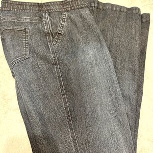 Chicos Platinum Jeans Pull on Style Small (0.5)